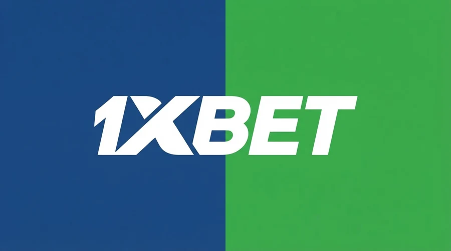 1xBet 공식 로고 (파란색·초록색)